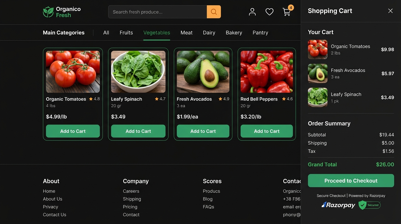 Grocery Website - Full Stack E-Commerce Application